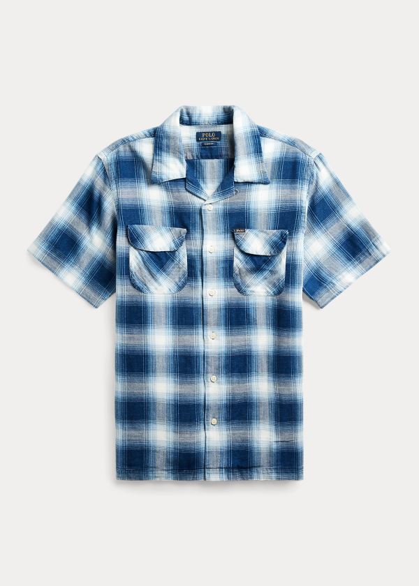 Men's Polo Ralph Lauren Classic Fit Plaid Shirts | 190647HON